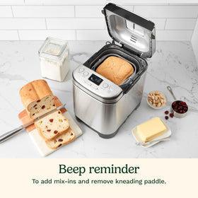 Cuisinart bread maker removable pan demonstrating easy cleanup.