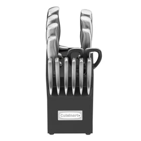 Cuisinart C77SS-15PG hollow-handle design enhances balance for confident slicing.