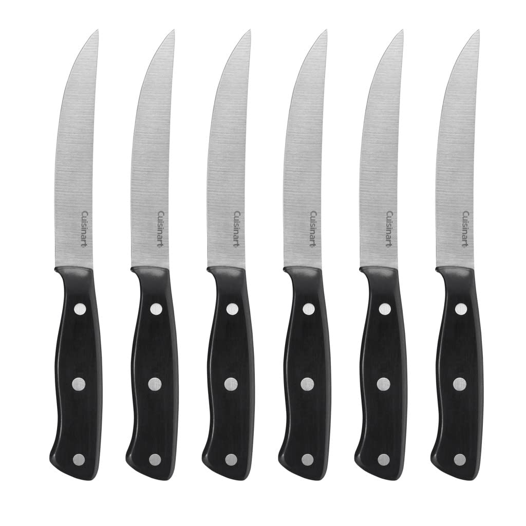 Cuisinart C77TR-S6SK blades close-up, highlighting precision and high-carbon steel.