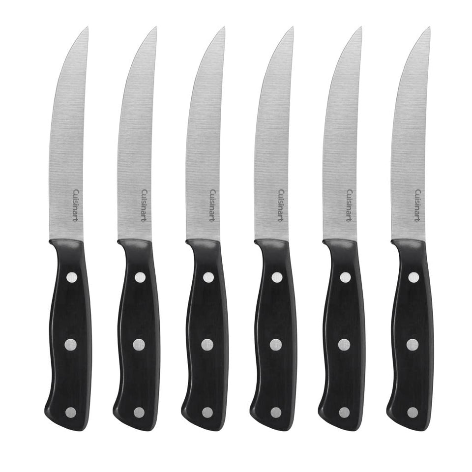 Cuisinart C77TR-S6SK blades close-up, highlighting precision and high-carbon steel.