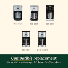 Cuisinart carafe featuring a dripless spout for clean counters