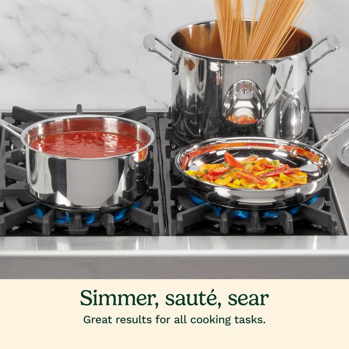 Cuisinart Chef's Classic 10-inch skillet for sautéing with a durable surface.