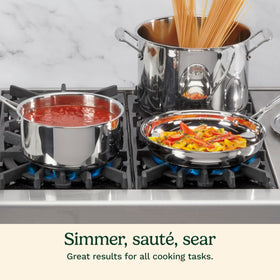 Cuisinart Chef's Classic 10-inch skillet for sautéing with a durable surface.