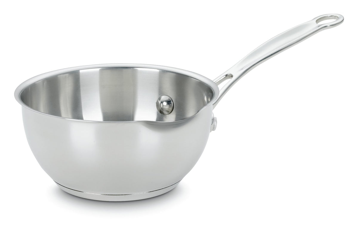 Cuisinart Chef's Classic 1-qt sauce pan with pour spout for drip-free pouring and even heat