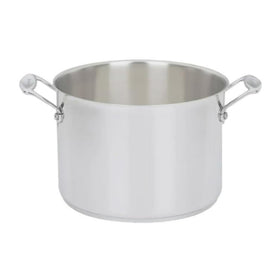 Cuisinart Chef's Classic stockpot cool grip handles stay comfortable during long simmer sessions