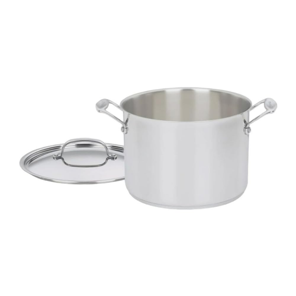 Cuisinart stockpot lid seal keeps moisture for richer soups