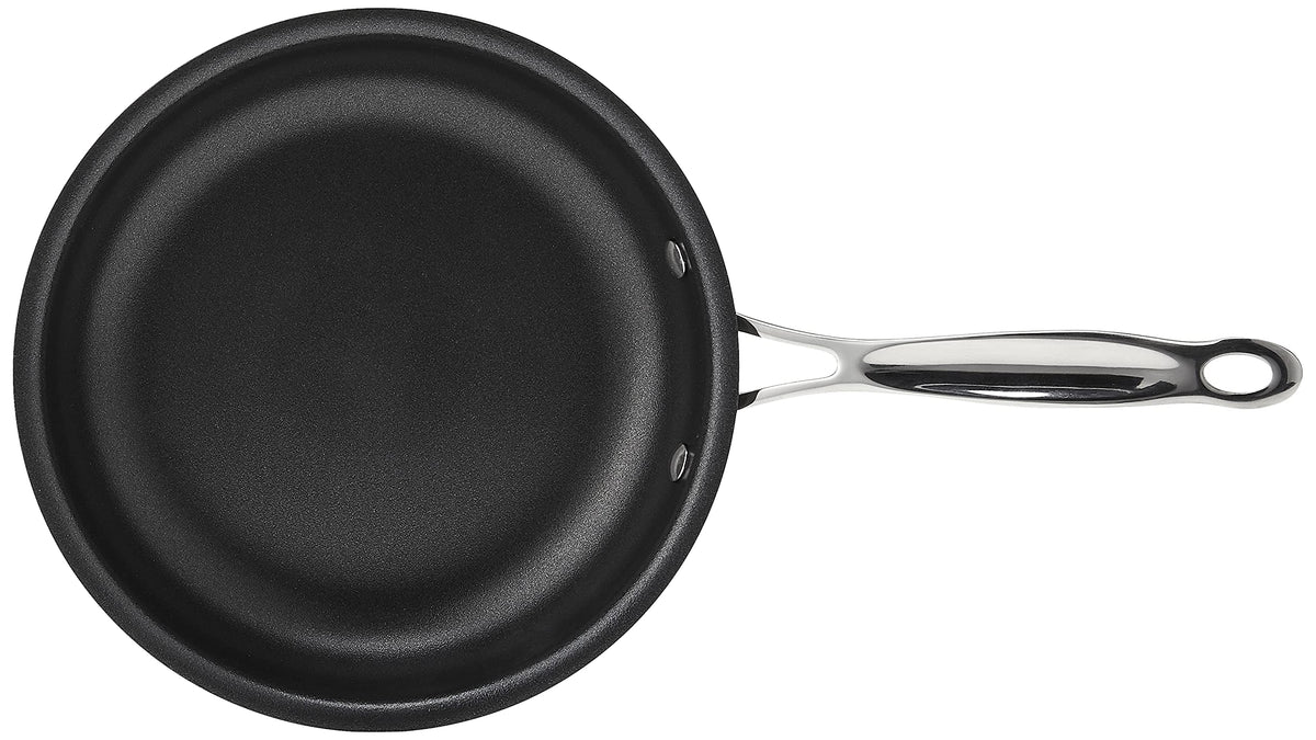 Cuisinart Chef's Classic open skillet in use for sautéing vegetables