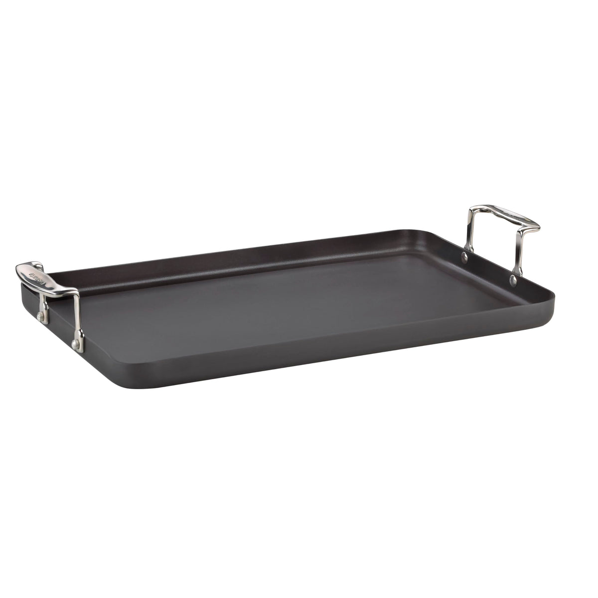 Cuisinart Chef's Classic hard anodized griddle top view for even heating