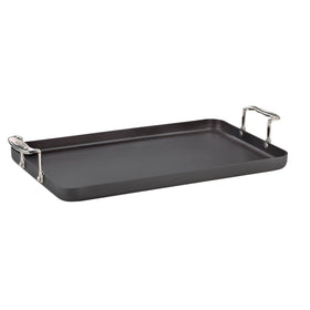 Cuisinart Chef's Classic hard anodized griddle top view for even heating