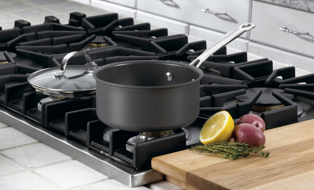 Cuisinart Chef's Classic saucepan handle remains cool for safe handling