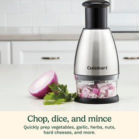 Cuisinart chopper stainless steel housing highlights durable construction