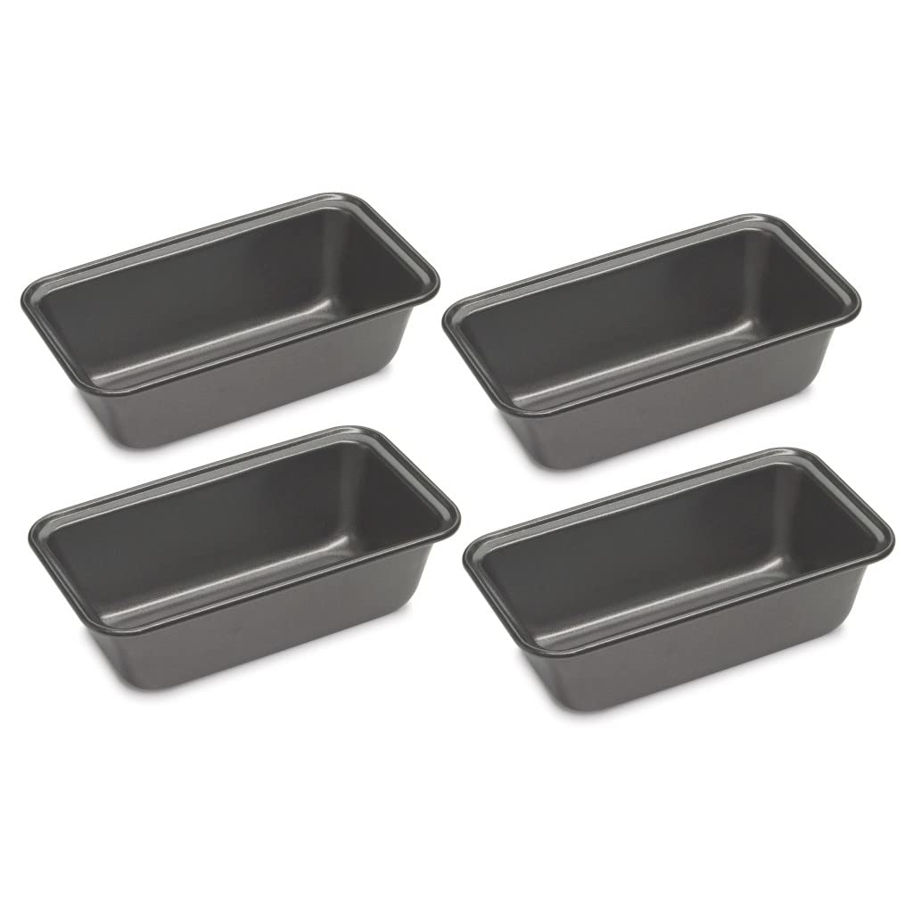 Cuisinart CMBM-4LP mini loaf pan front view showing even heating