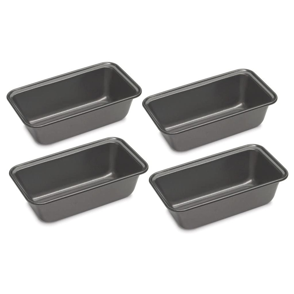 Cuisinart CMBM-4LP mini loaf pan front view showing even heating