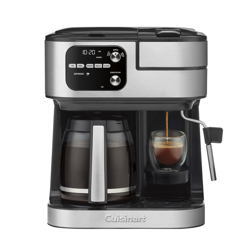 Cuisinart Coffee Center Barista Bar 4-in-1 front view, compact all-in-one coffee maker.