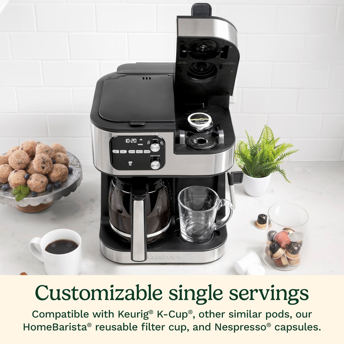 Cuisinart Coffee Center Barista Bar compact design for small countertops.