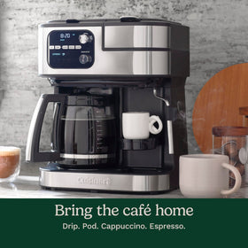 Cuisinart Coffee Center Barista Bar steam wand frother for café-style milk drinks.