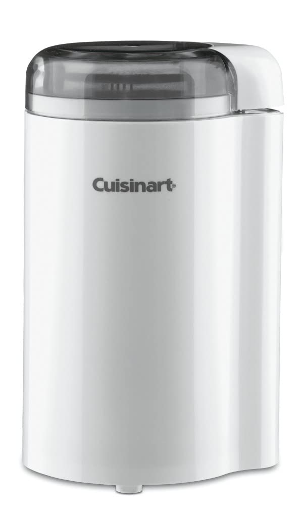 Cuisinart coffee grinder with stainless steel blades and bowl for consistent grind results.