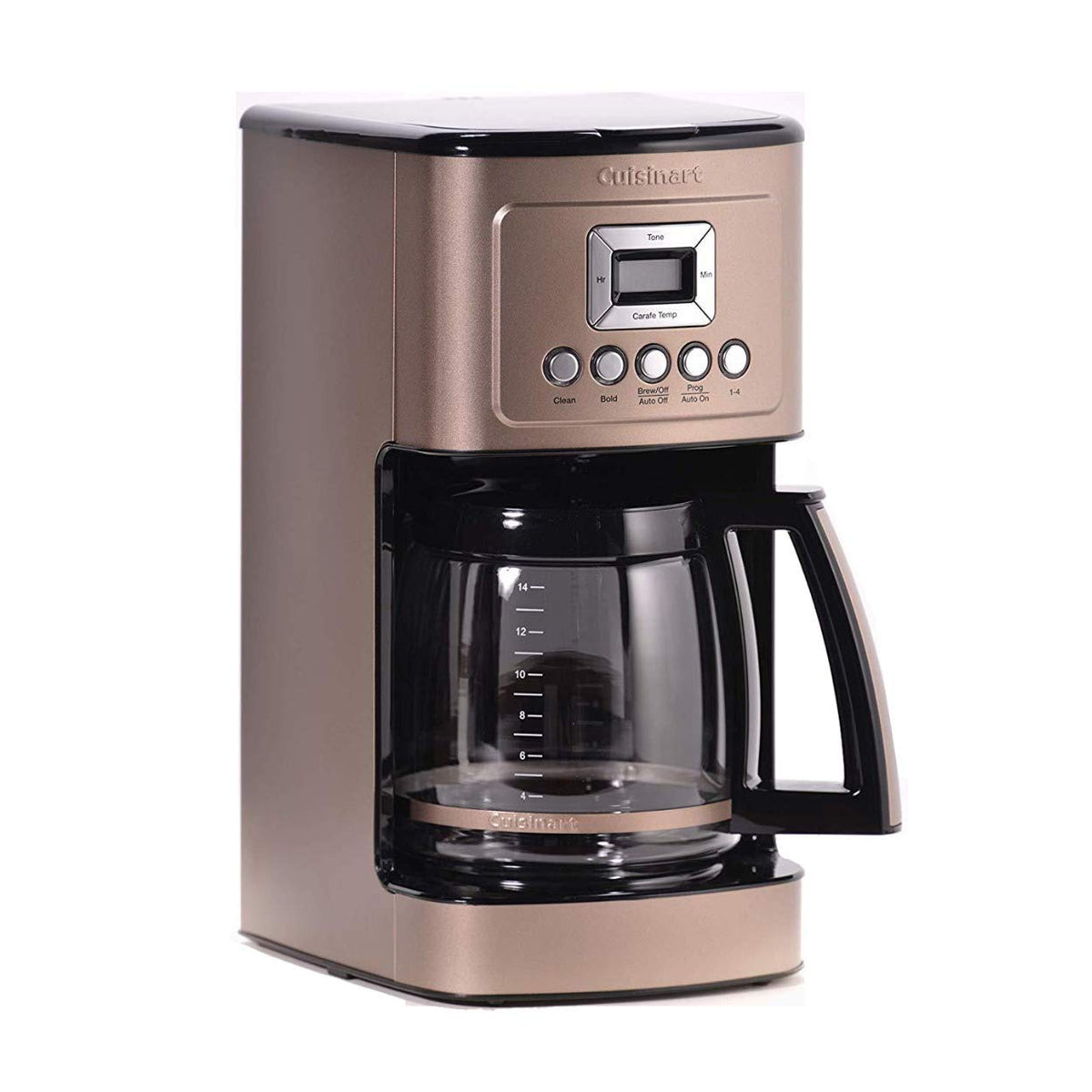 Cuisinart 24-hour programmable timer for pre-scheduled brewing sessions.
