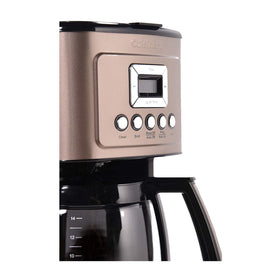 Cuisinart Brew Pause feature to enjoy a cup before the cycle ends.