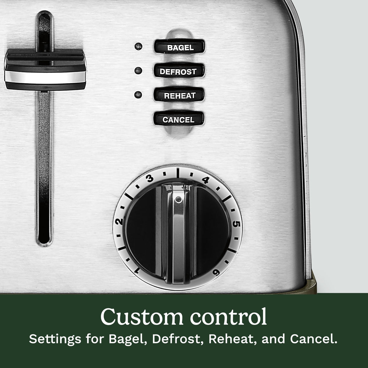 Cuisinart compact stainless steel housing for a sleek kitchen look