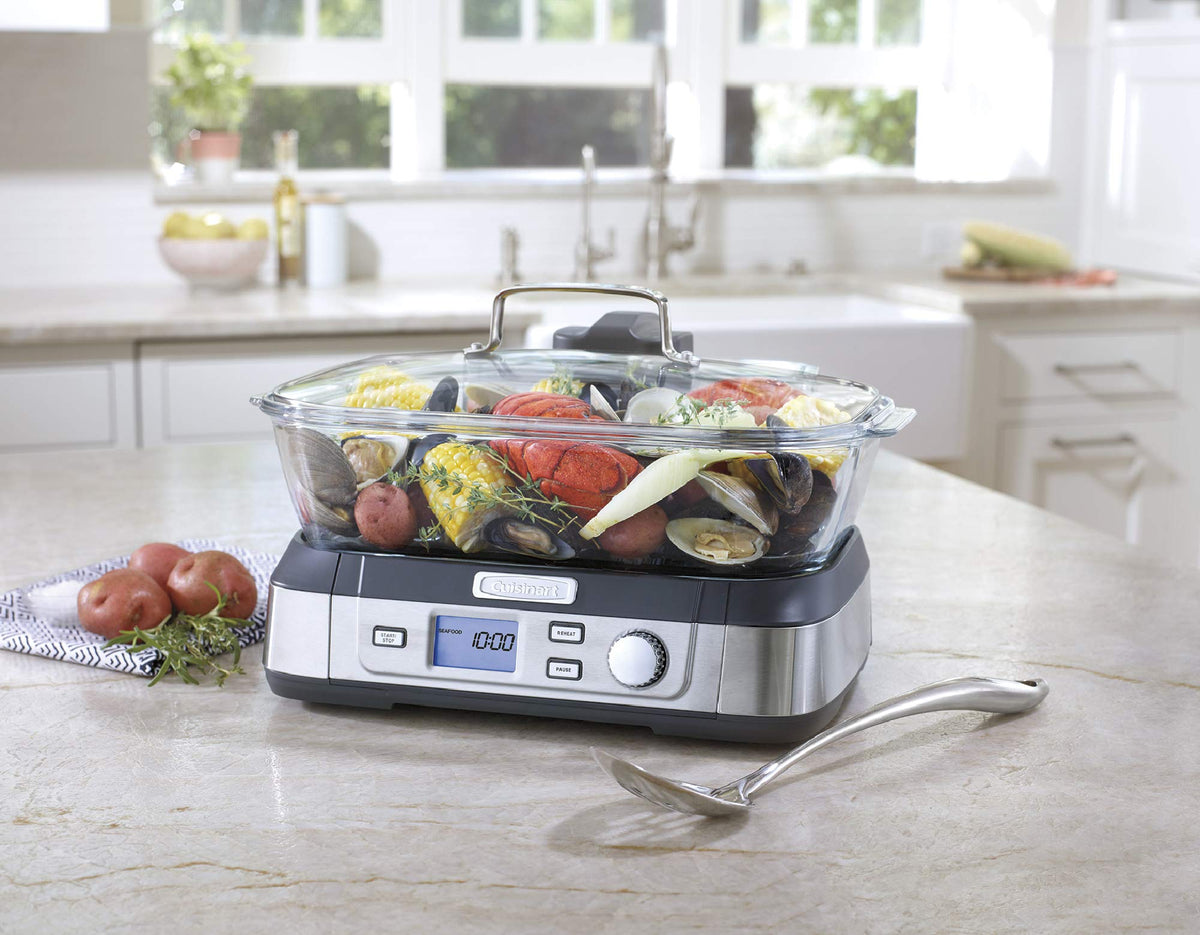 Cuisinart Cookfresh dishwasher-safe pot simplifies post-cooking cleanup