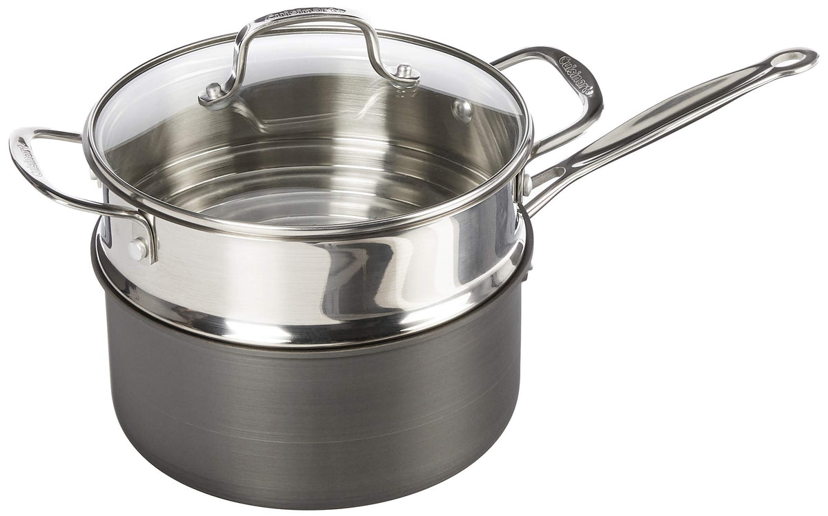 Cuisinart Cool Grip handles on cookware ensure a cool grip.