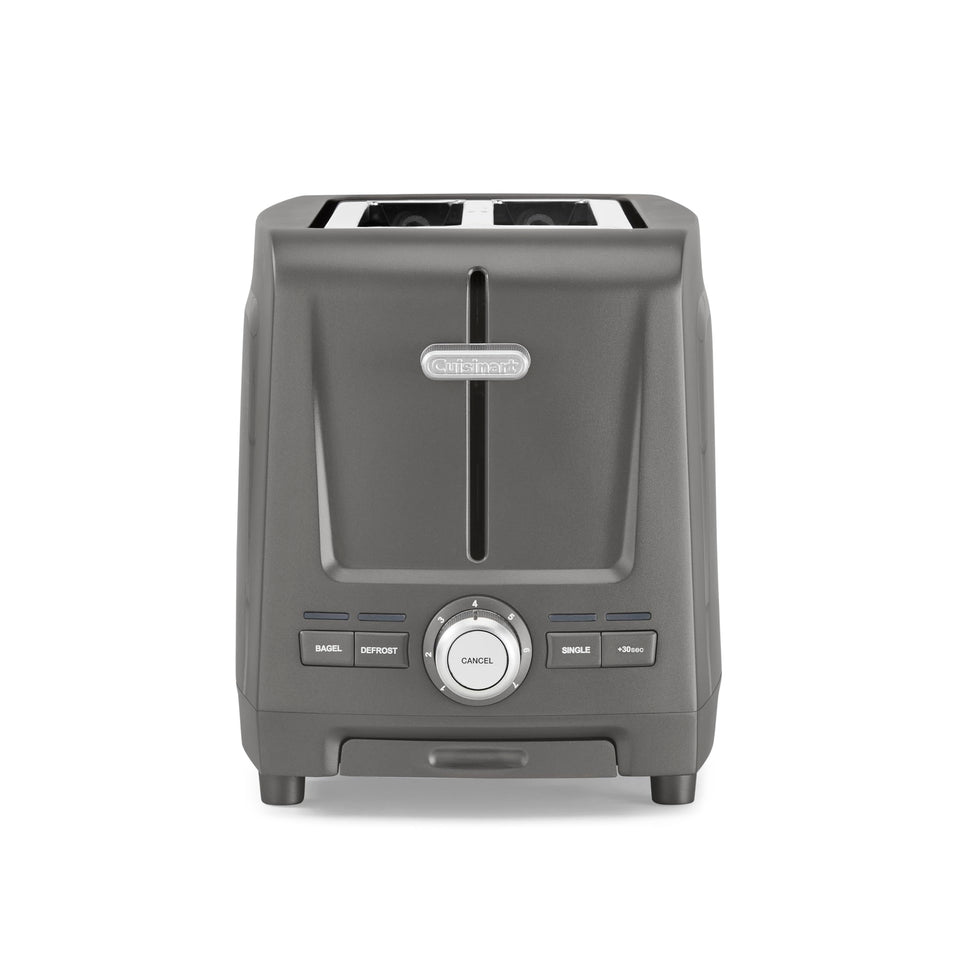 Cuisinart Core Collection toaster with artisan bread in extra-long slot for even browning