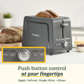 Cuisinart Core Collection toaster High-Lift Quickview lever for mid-cycle checks