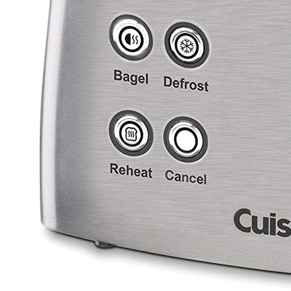 Cuisinart CPT-415P1 countdown toaster with 1.5-inch wide slots