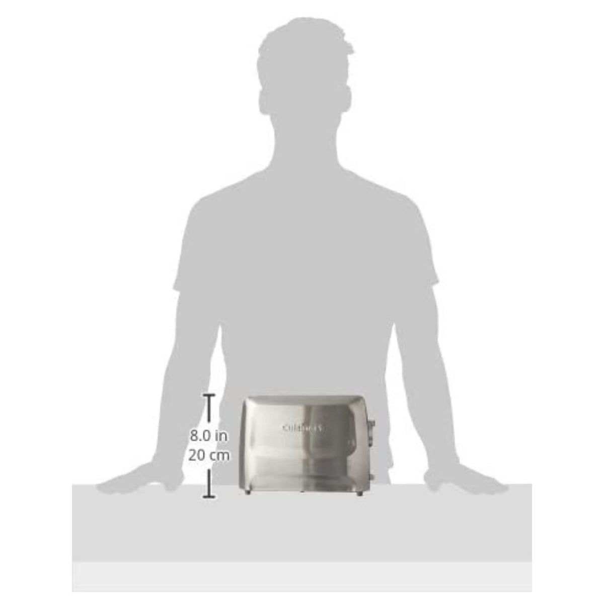 Cuisinart CPT-640P1 control dial enables precise browning for custom results.