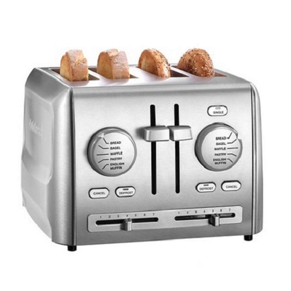 Cuisinart CPT-640P1 high-lift lever makes toasting easy and safe.