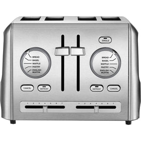 Cuisinart CPT-640P1 removable crumb tray simplifies cleanup after meals.