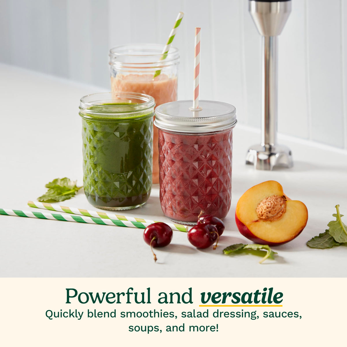 Cuisinart CSB-179 chopper/grinder attachment enables quick prep of ingredients.