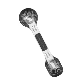 Cuisinart CTG-00-6MSP narrow-head spoons reach into spice jars with precise readings