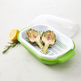 Cuisinart CTG-00-MST stay cool handles for safe removal after steaming