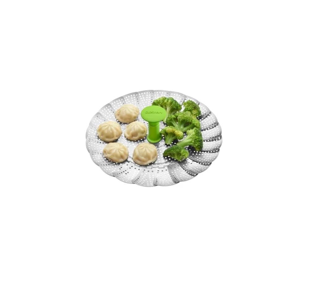 Cuisinart CTG-00-SS steamer folded for compact storage after use.