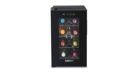 Cuisinart CWC-800CEN front view shows compact design for stylish home wine storage.