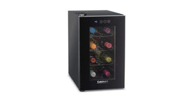 Cuisinart CWC-800CEN interior soft lighting highlights bottle labels during display.