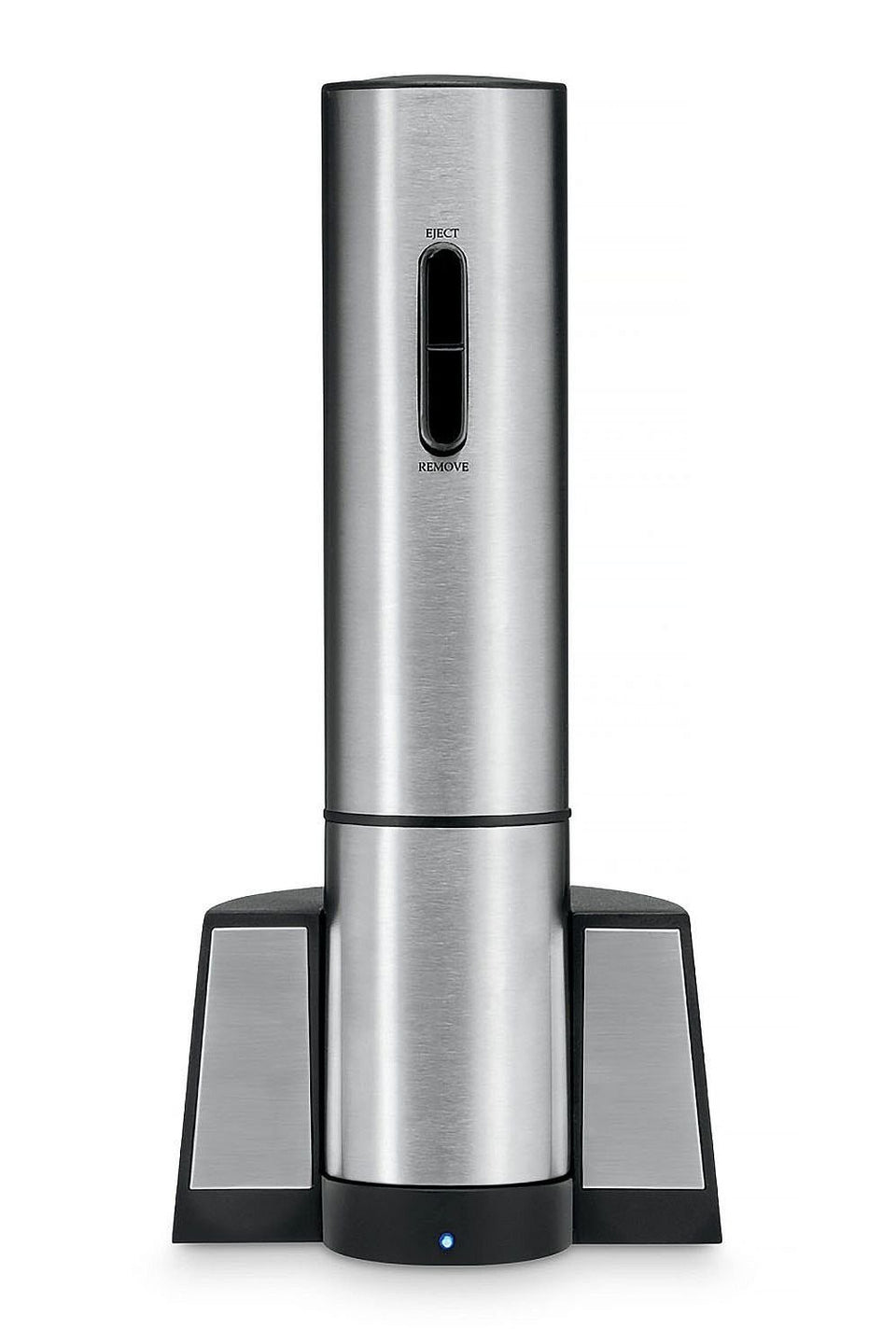 Cuisinart CWO-25 electric wine opener on charging base for cordless convenience