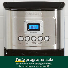 Cuisinart DCC-3200NAS brew strength control for regular or bold flavor
