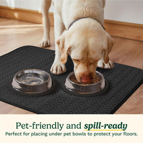 Cuisinart mat dries pots and glassware without water spots.