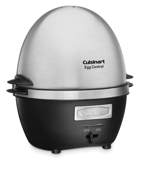 Cuisinart Egg Central with ten eggs cooking for quick breakfasts