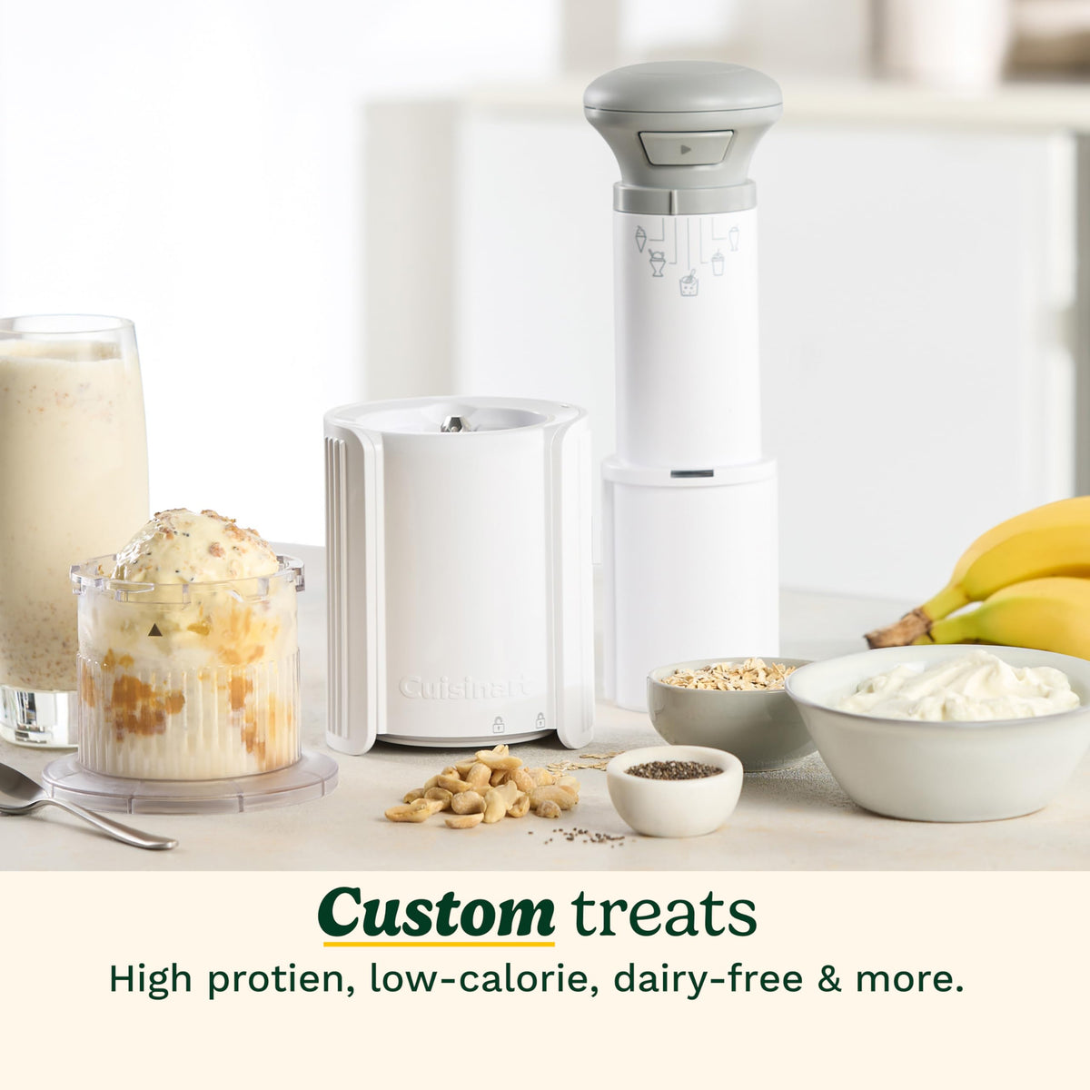 Cuisinart FastFreeze compact design fits in small kitchens.