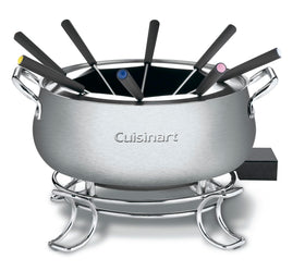 Cuisinart fondue pot base with adjustable heat for precise fondue control.