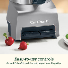 Cuisinart FP-5 cord storage integrated into base for tidy counters