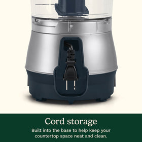 Cuisinart FP-5 wide-mouth feed tube accommodates larger ingredients