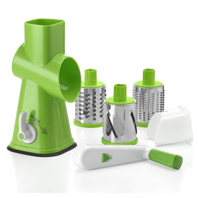 Cuisinart Fresh Slice slicing-drum creating uniform vegetable slices.