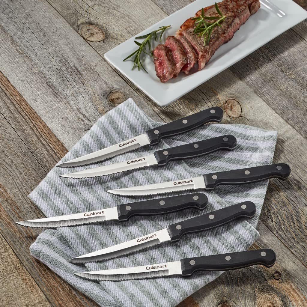 Cuisinart knives with full-tang construction and sturdy riveted handles
