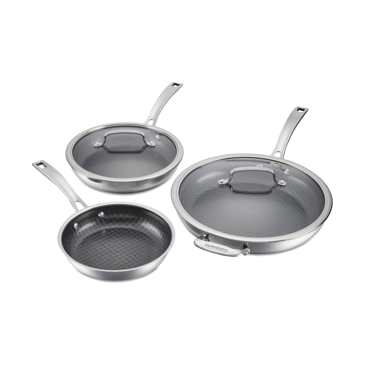 Cuisinart FusionPlus 8in skillet showing even heat for quick searing.