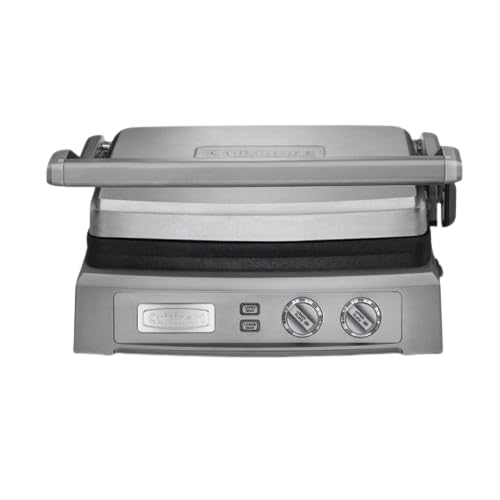Cuisinart Griddler Deluxe in full-grill mode for versatile weeknight meals.